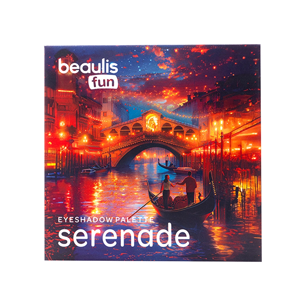 Палитра теней для век Beaulis Fun Serenade 16 оттенков - Сумеречное сияние