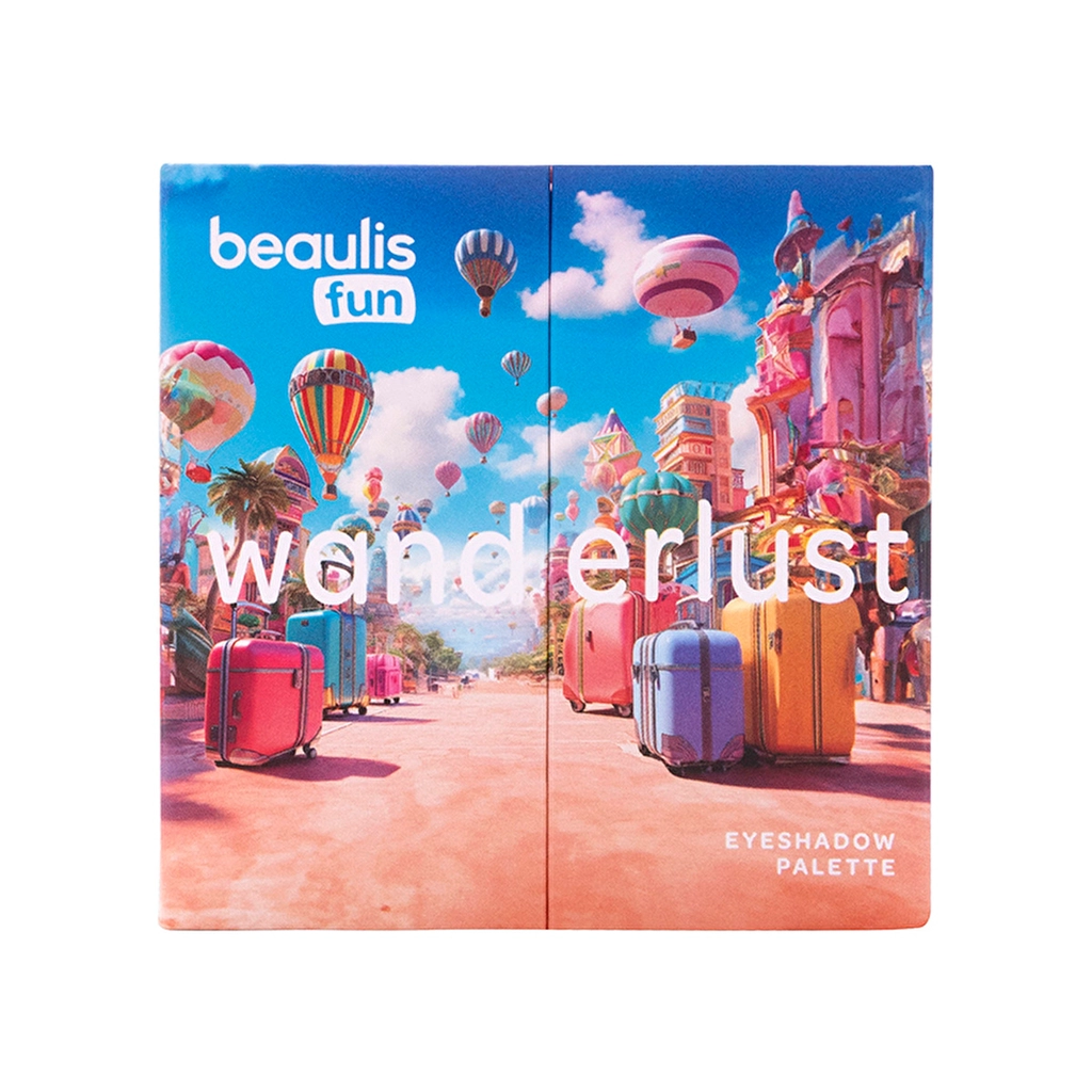 Палитра теней для век Beaulis Fun Wonderlust 9 оттенков розовая 502