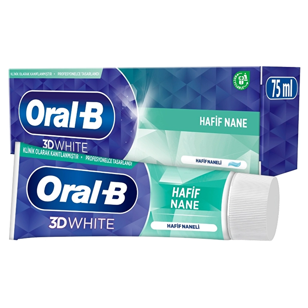 Oral-B Toothpaste Pro 3D White Mild Mint 75 ml