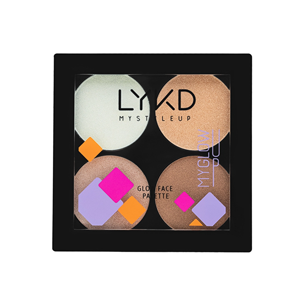 LYKD Radiant Glow Illuminating Face Palette for All Skin Tones