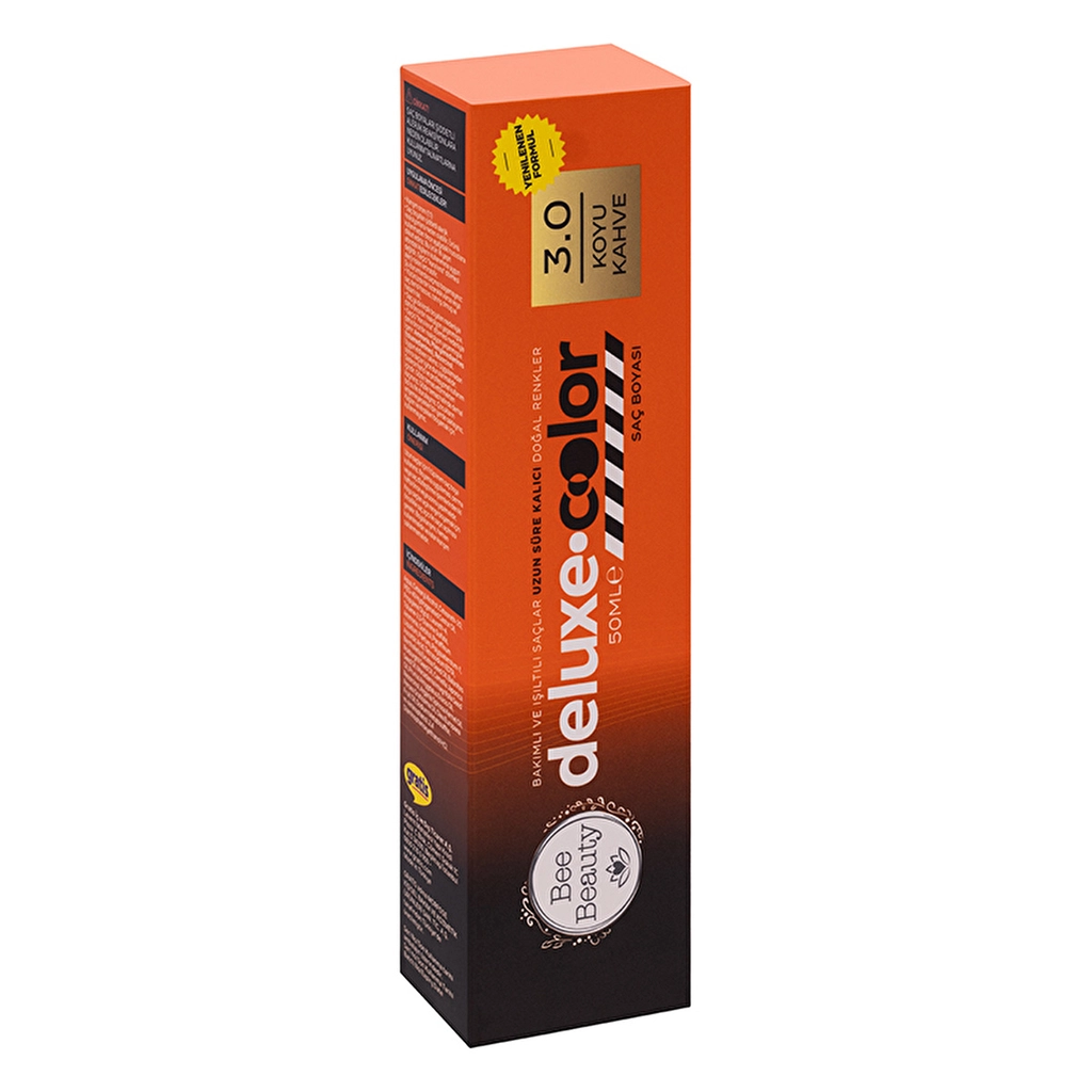 Bee Beauty 3.0 Dark Brown Hair Dye Tube 50ml - Ammonia-Free Formula