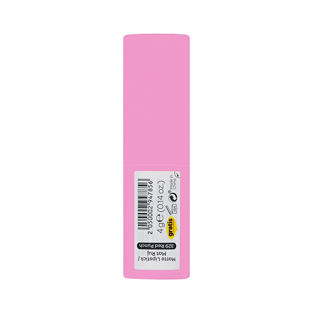 Матовая помада для губ Beaulis Fun Lip Lock - 329 Красный Пунш