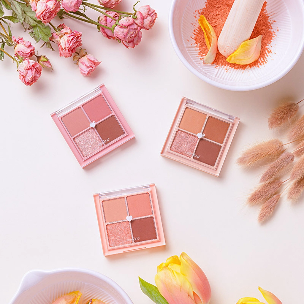 rom&amp;nd Better Than Eyeshadow Palette 02 Dry Rose - Long-Lasting, Pigmented Shades