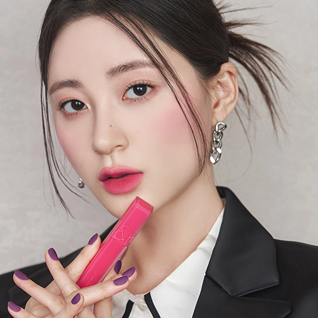 Rom&amp;nd Blur Fudge Tint Liquid Matte Lipstick 02 rosiental