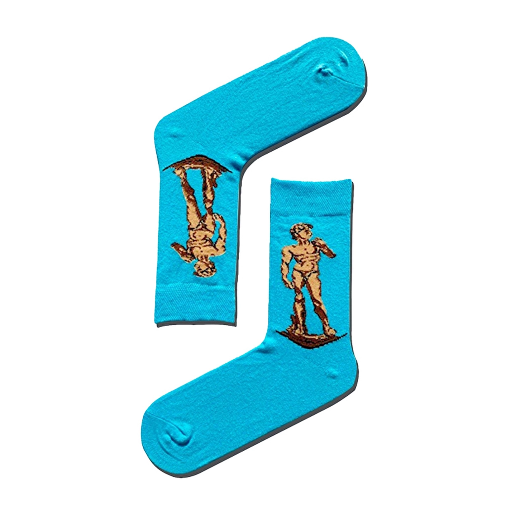 Carnaval Art Socks Set - 7 Colorful Cotton Blend Designs