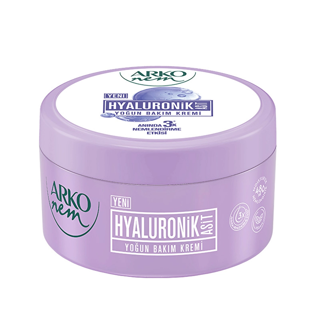 Arko Nem Vegan Hyaluronic Acid Moisturizing Cream 250ml