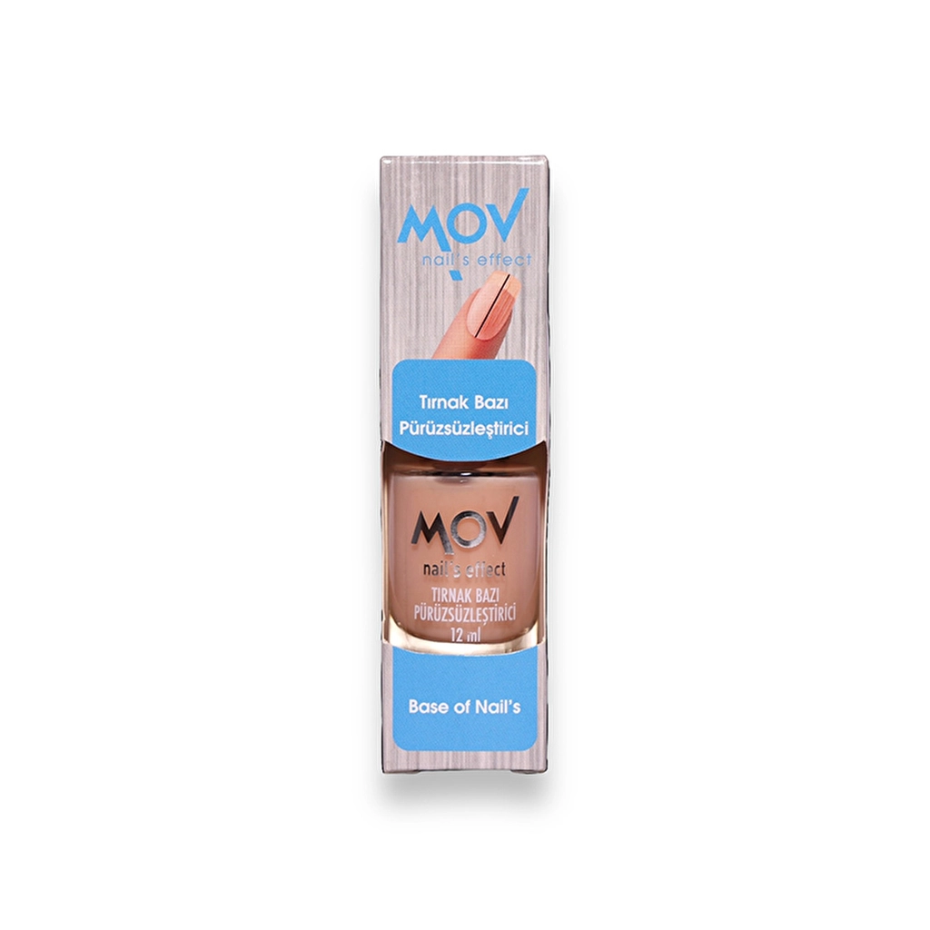 Mov Nail Base Coat 12ml - Smoothing & Perfecting Formula