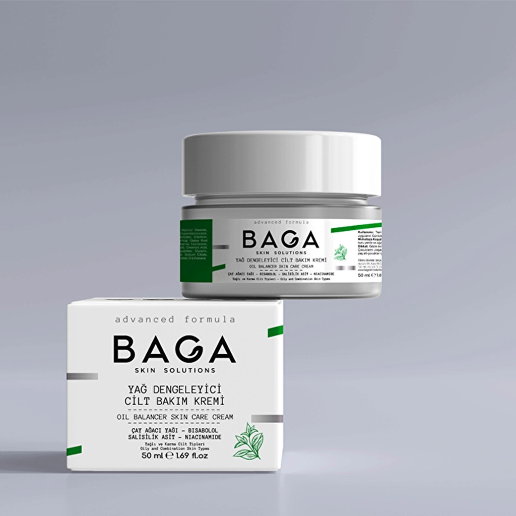 Baga كريم زيت شجرة الشاي من باجا ٥٠ مل مرطب طبيعي وواقي