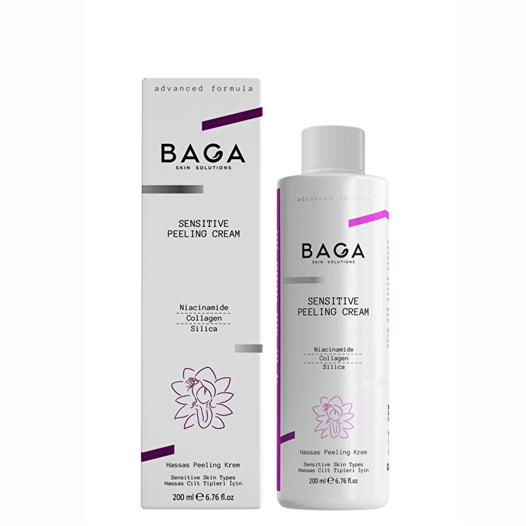 Baga Brightening Peeling Cream 200ml - Anti-Acne Exfoliant