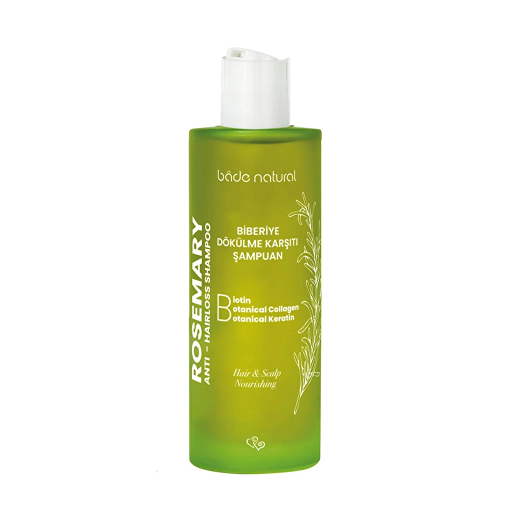 Bade Natural Anti-Hair Loss Shampoo with Rosemary & Biotin 200ml