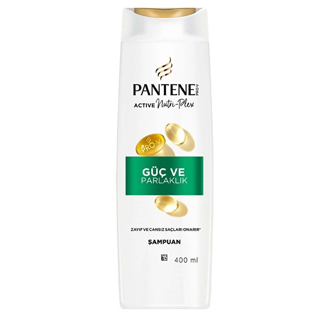 Pantene Pro-V Strength & Shine Shampoo 400ml - Nourishing Care