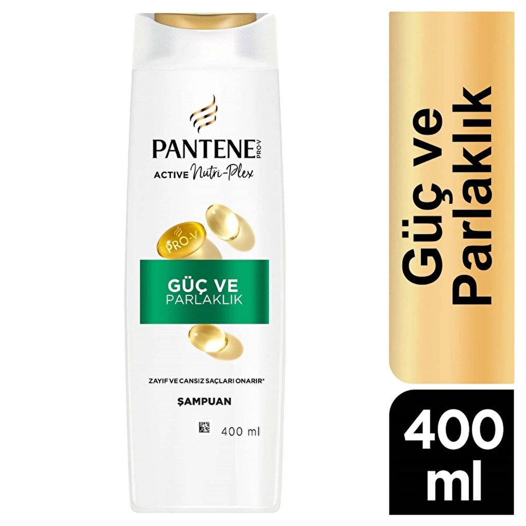 Pantene Pro-V Strength &amp; Shine Shampoo 400ml - Nourishing Care