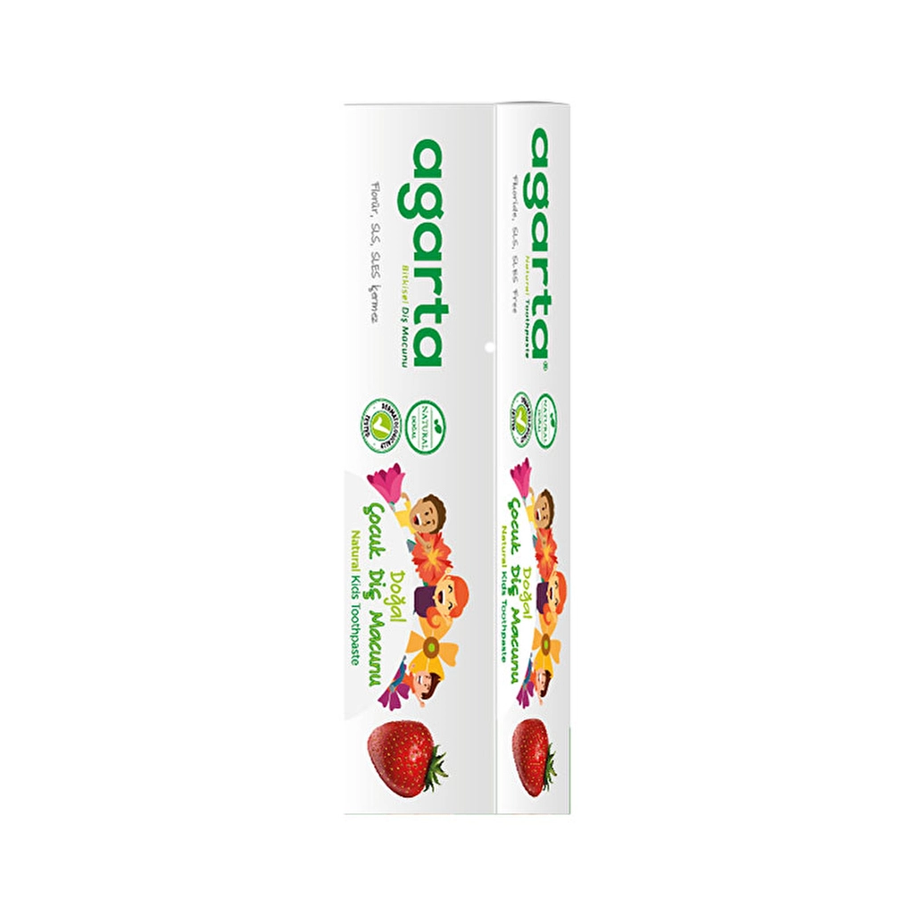 Agarta Natural Fluoride-free Children's Toothpaste Strawberry 75 ml