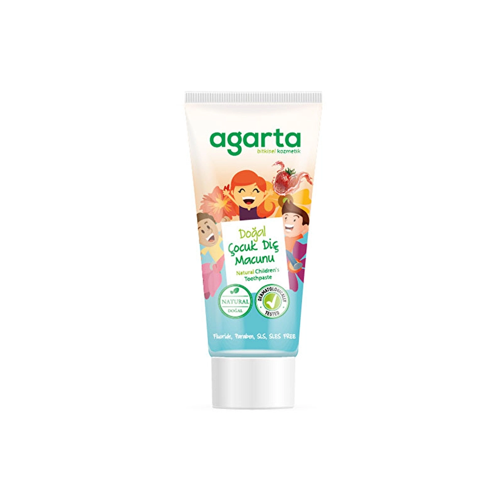 Agarta Natural Fluoride-free Children's Toothpaste Strawberry 75 ml