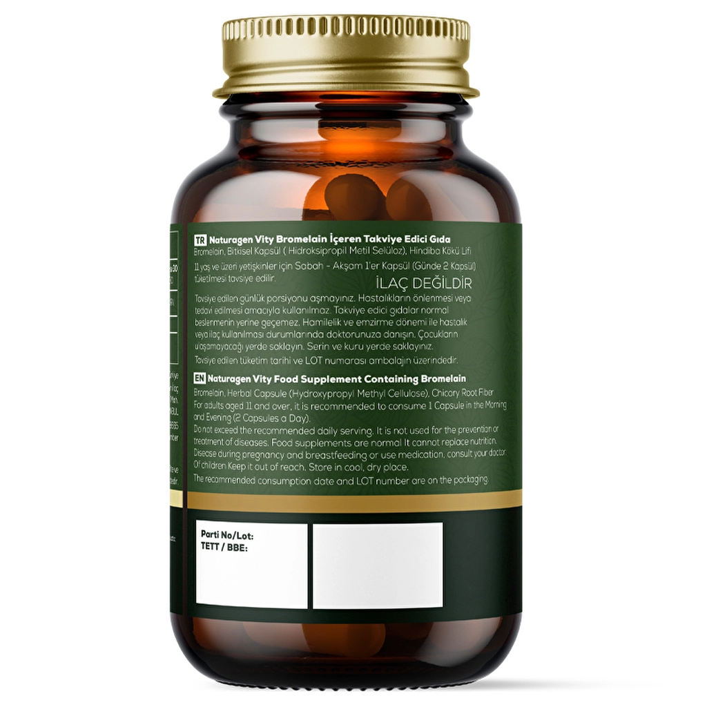 Naturagen Vity Vegan Bromelain 1000mg