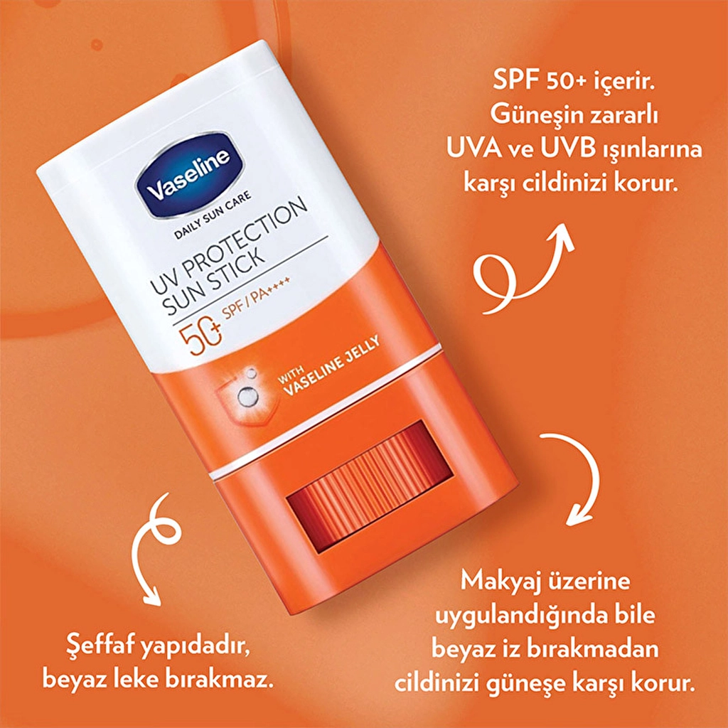 Vaseline Daily Sunscreen Stick SPF 50+ 15g - Invisible Protection