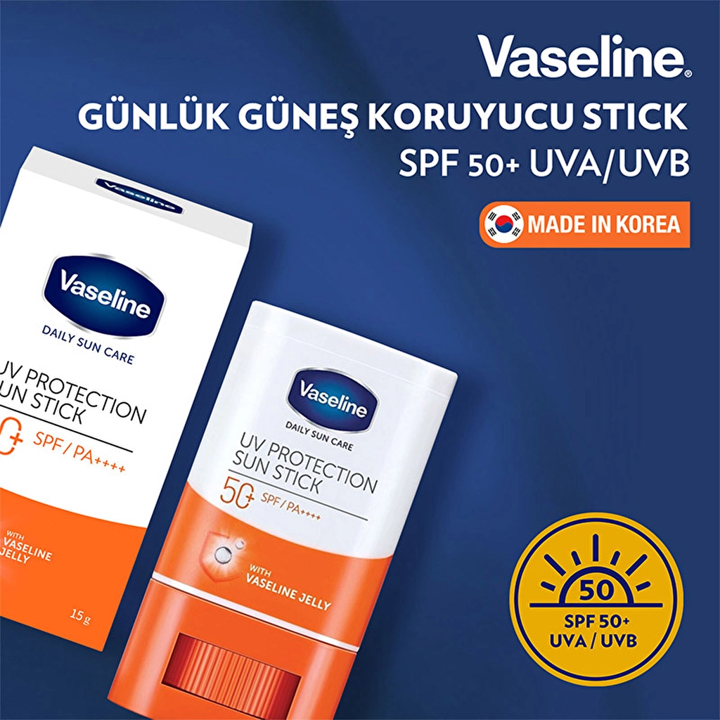Vaseline Daily Sunscreen Stick SPF 50+ 15g - Invisible Protection