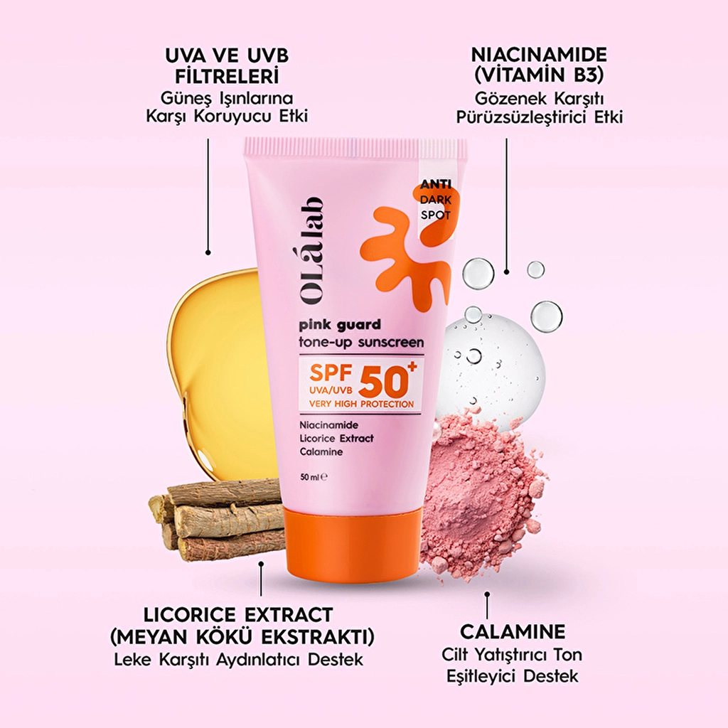 Солнцезащитный крем Olalab Pink Guard Tone Up 50 мл