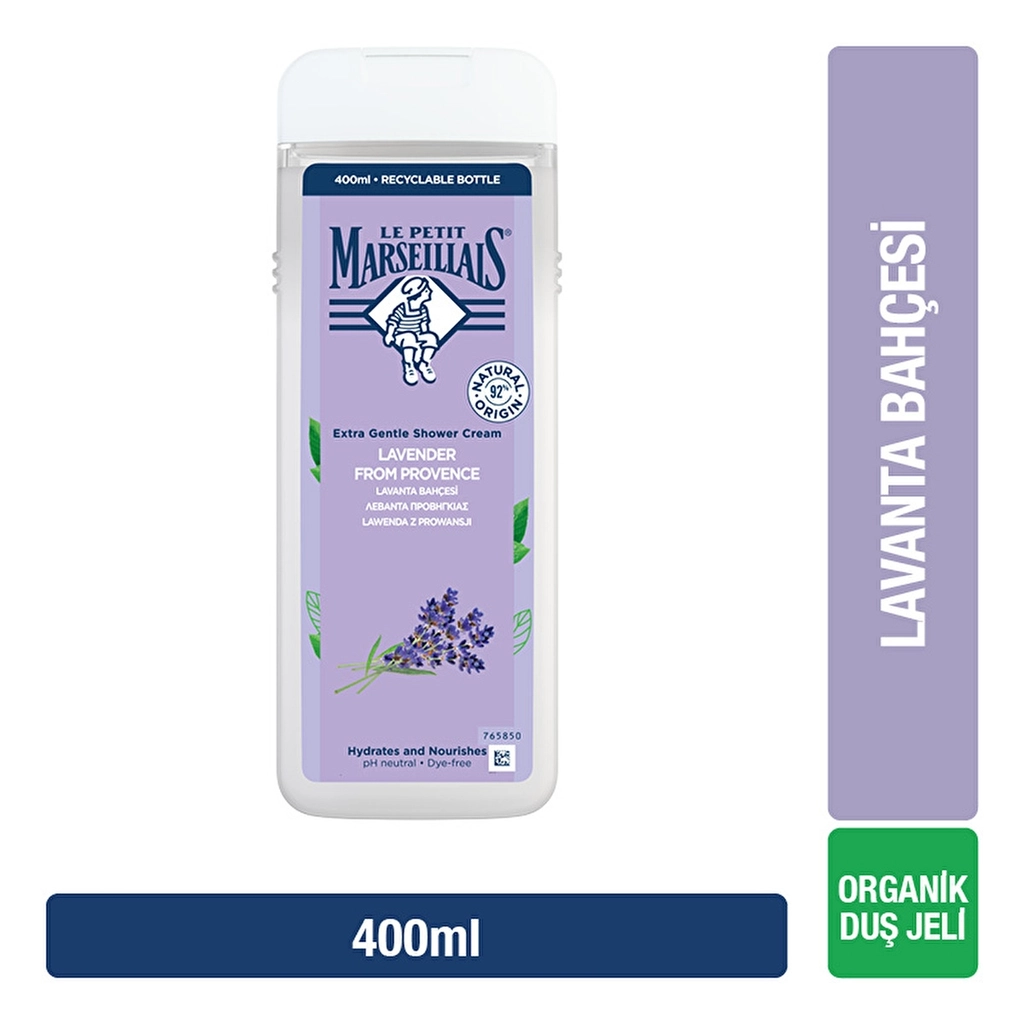 Le Petit Marseillais Shower Gel Lavender Garden 400 ml