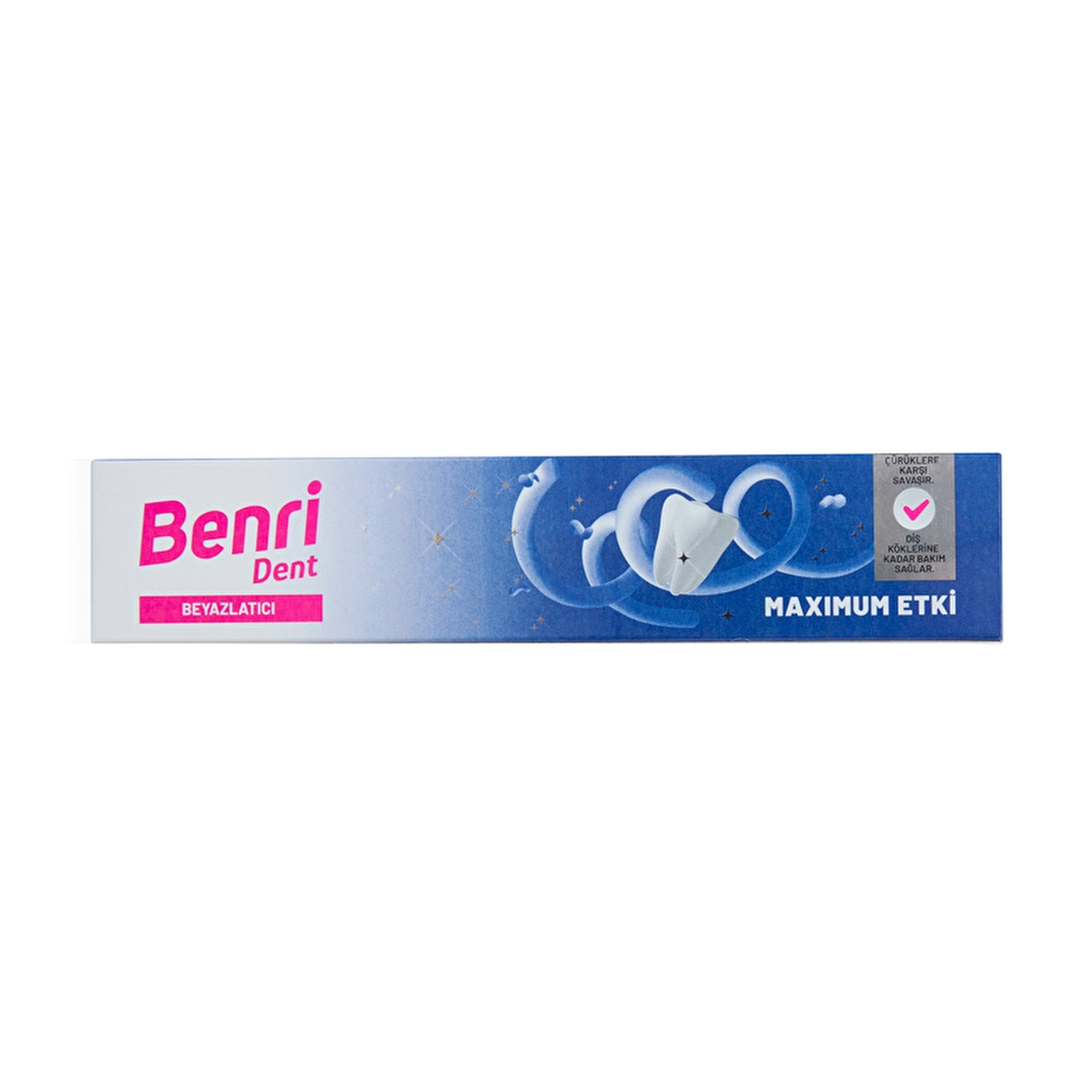 Benri Dent Whitening Toothpaste with Fluoride & Clove Oil 75ml