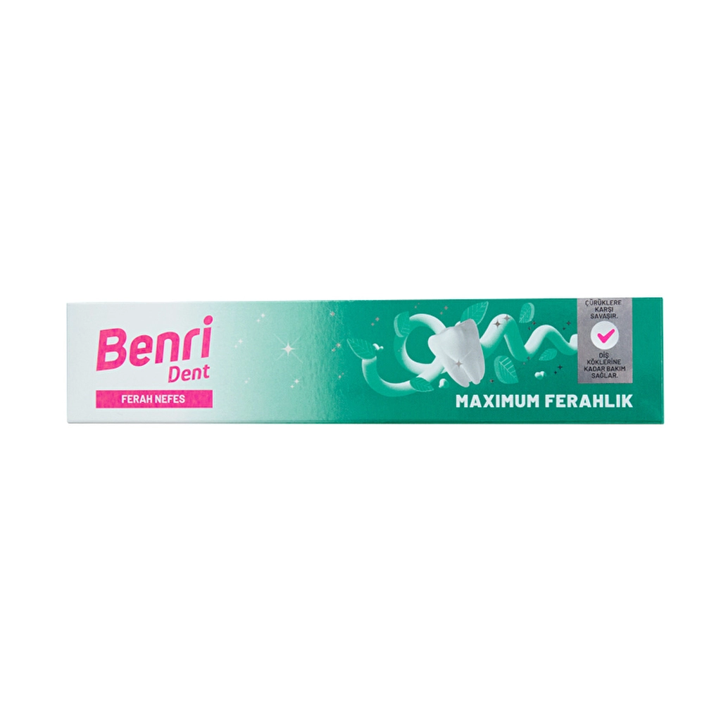 Benri Dent Fresh Breath Toothpaste 75ml - Minty Clean & Fluoride