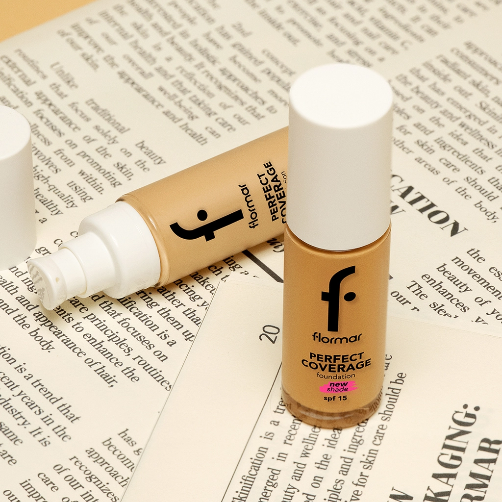 Фонд для лица Flormar Совершенное покрытие SPF 15 - Гладкое покрытие 101