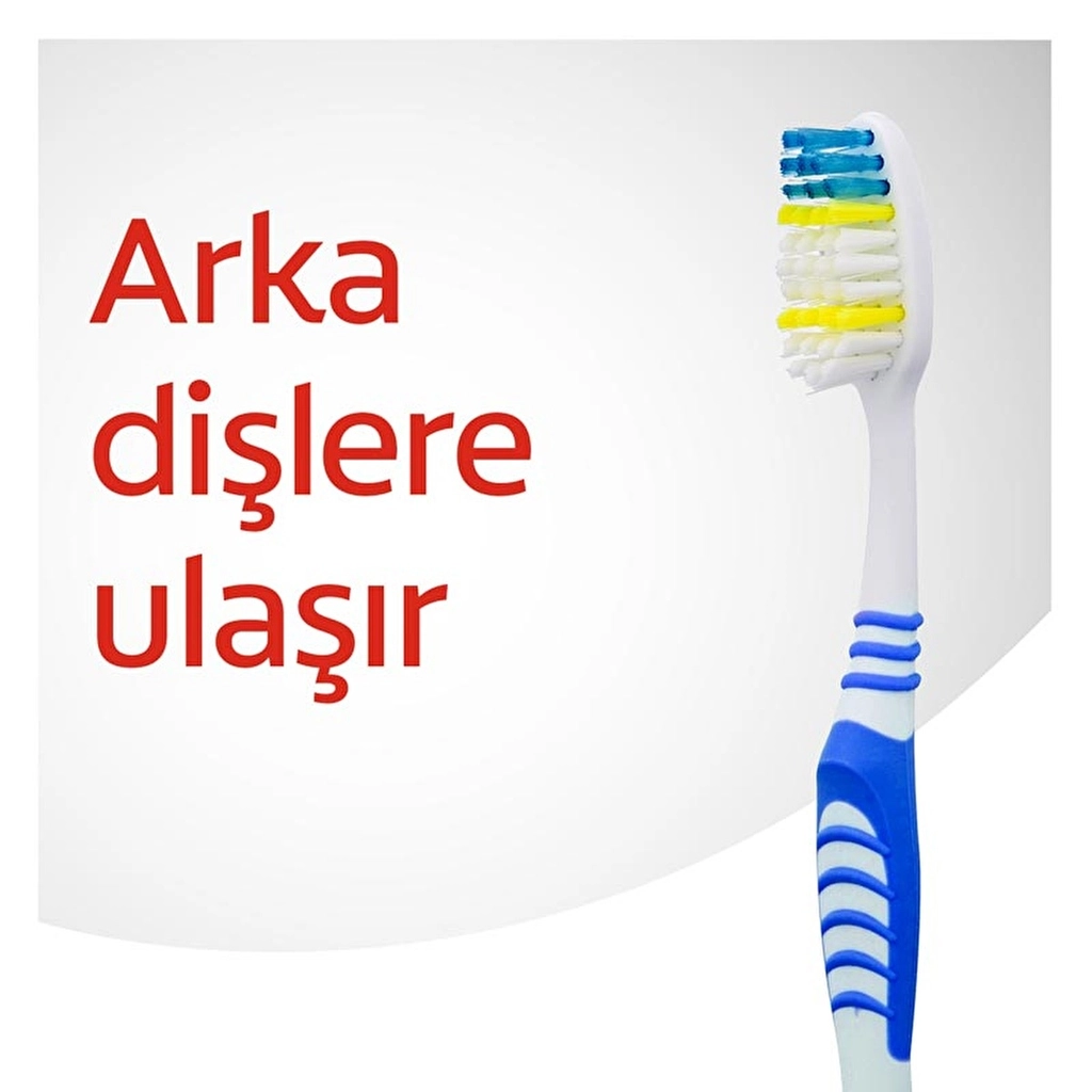 Colgate Extra Clean Medium Toothbrush 2+1 with Tongue Cleaner