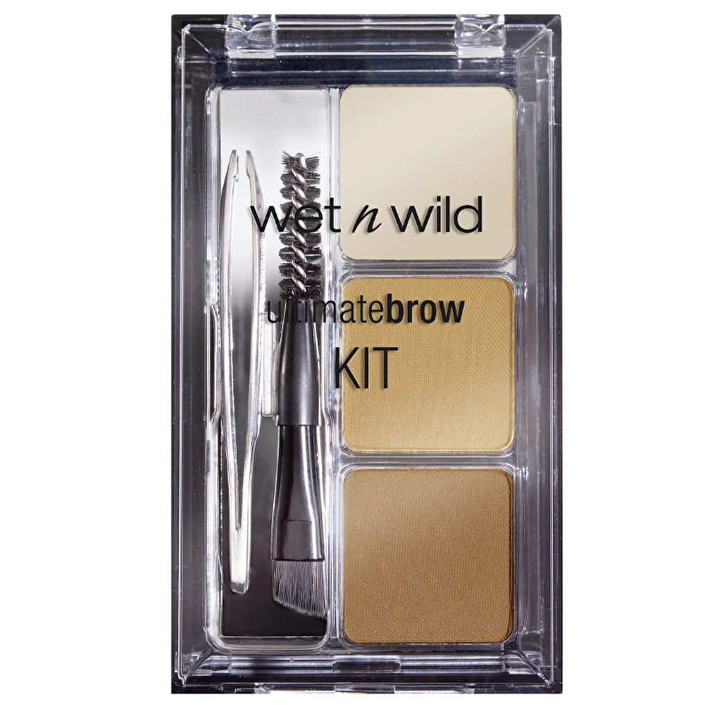 wet n wild Ultimate Brow Kit - Soft Brown Eyebrow Eyeshadow Set