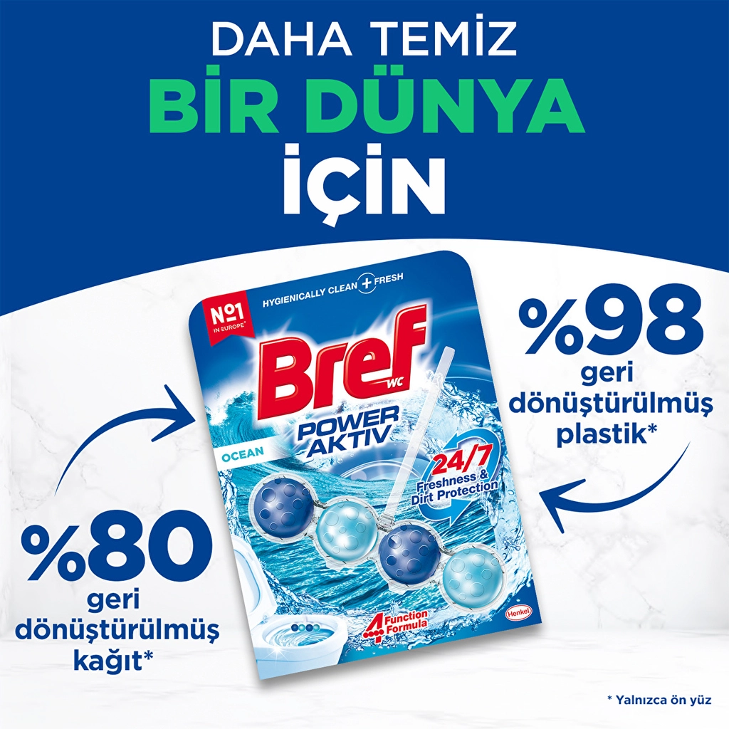Bref Power Aktiv Ocean Toilet Block Duopack - 250 Flushes