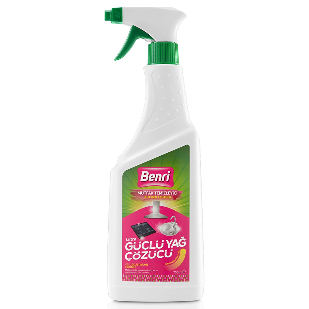 Benri Kitchen Cleaner 750ml - Stubborn Dirt Remover Spray