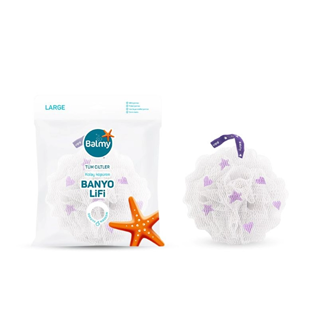 Große Luffa von Balmy Bath - Sanfter, schaumverstärkender Reiniger