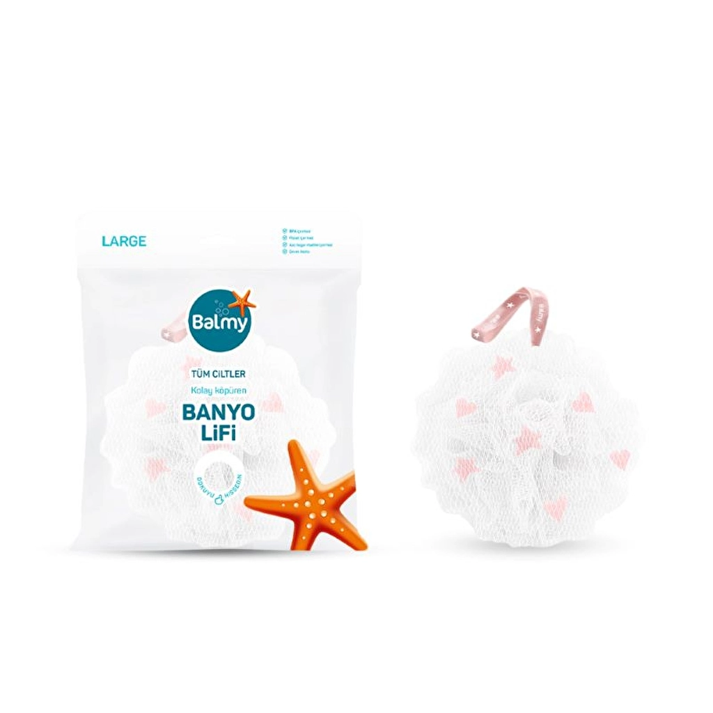 Große Luffa von Balmy Bath - Sanfter, schaumverstärkender Reiniger