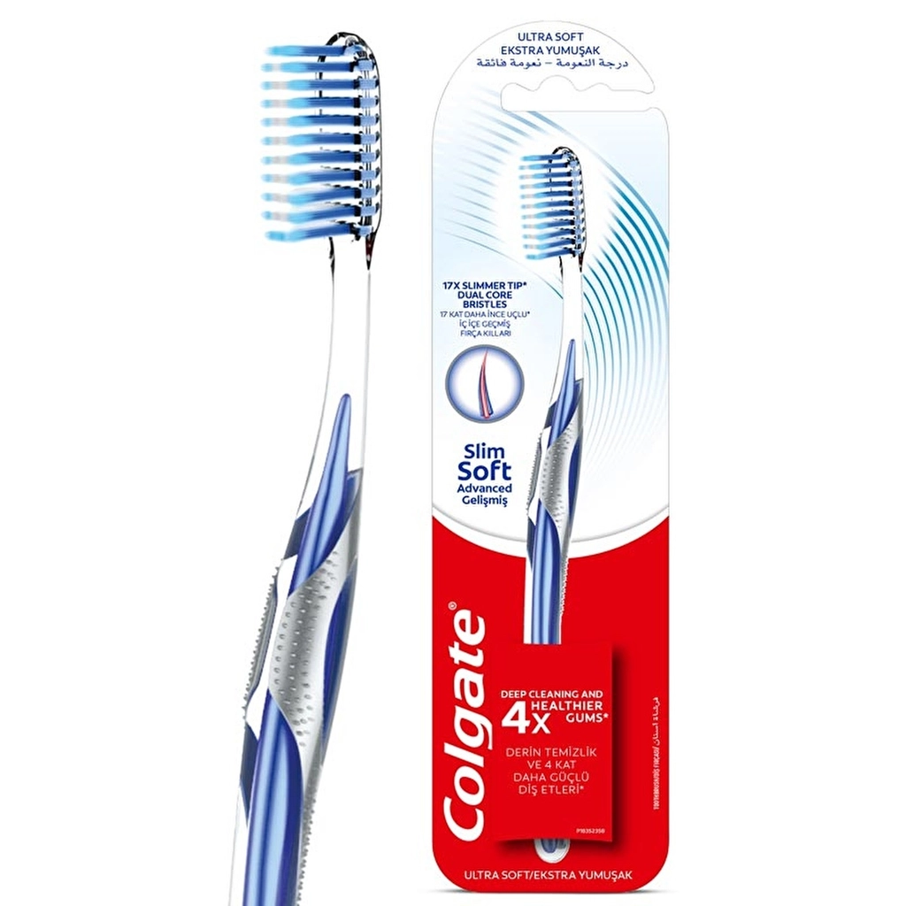 Colgate فرشاة أسنان كولجيت مايكروفاين أدفانسد بشعيرات أنحف بـ 17 مرة