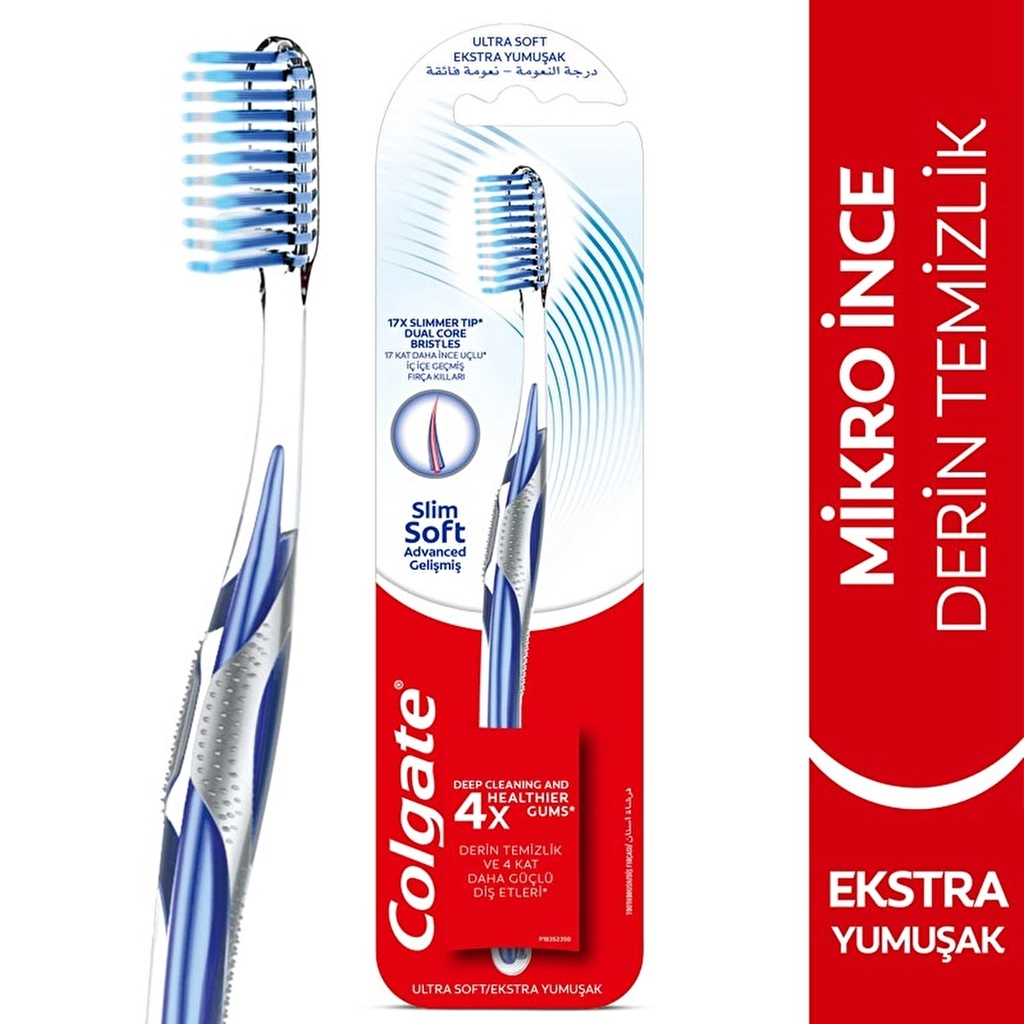 Colgate Microfine Advanced Toothbrush with 17X Thinner Bristles