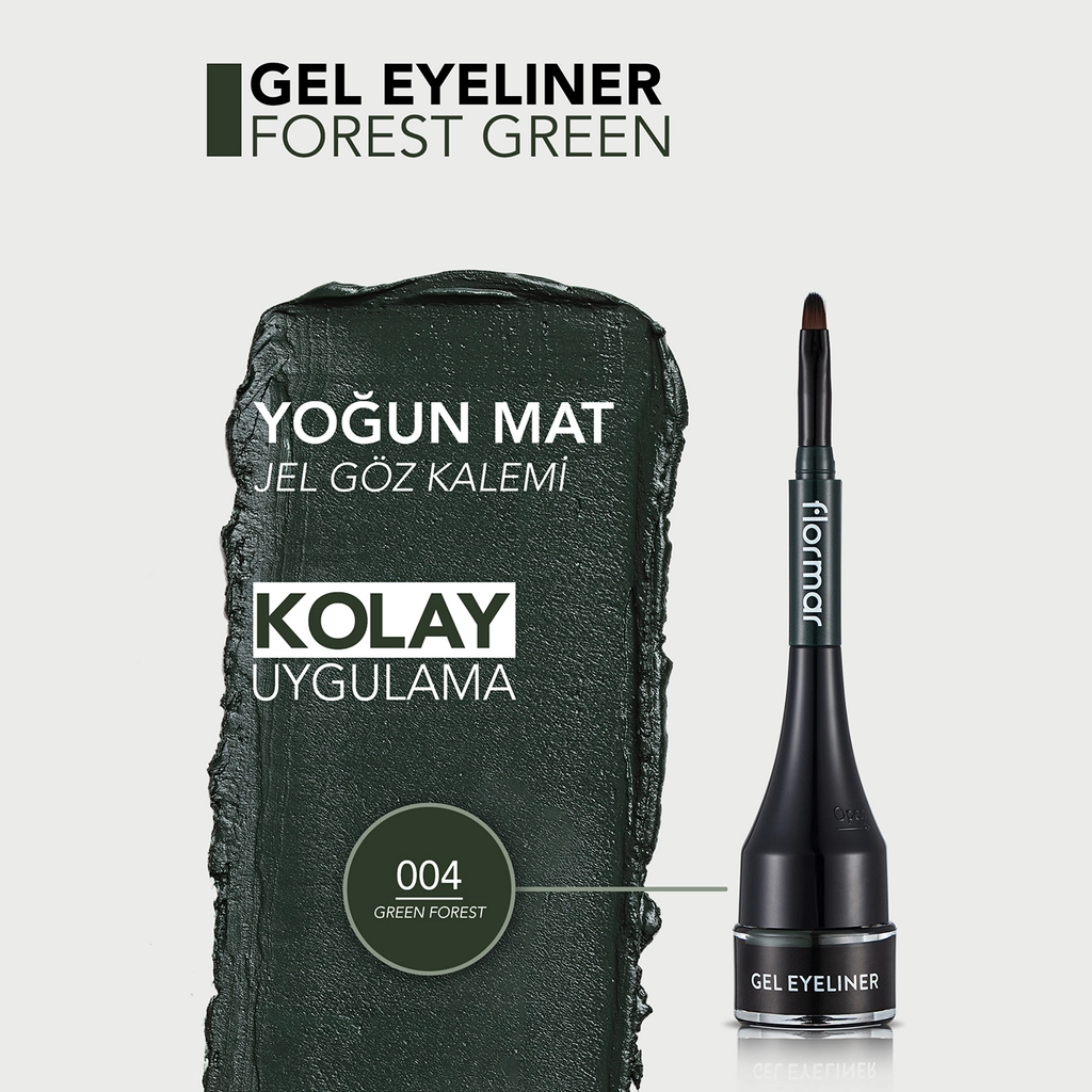 Flormar Gel Eyeliner 04 Grün