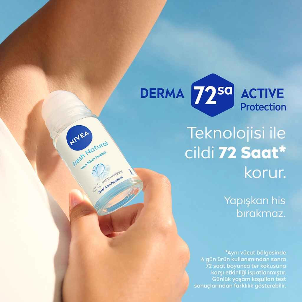 Nivea Women's Roll-On 50 ml + Mini Roll-On 25 ml Black&White Invisible Clear 50 ml + 25 ml