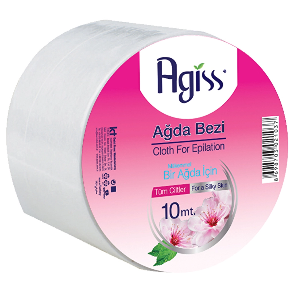Agiss 10m Wax Cloth Roll for All Skin Types - Durable & Tear-Resistant