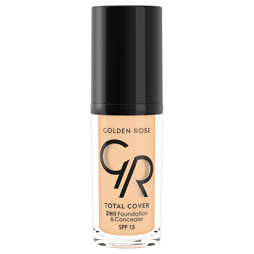Golden Rose Total Cover 2in1 Foundation & Concealer 30ml
