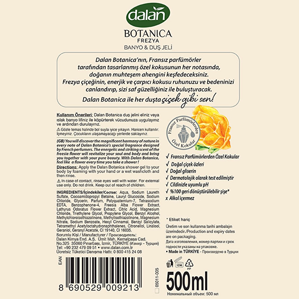 Dalan Botanica Freesia Duschgel 500ml