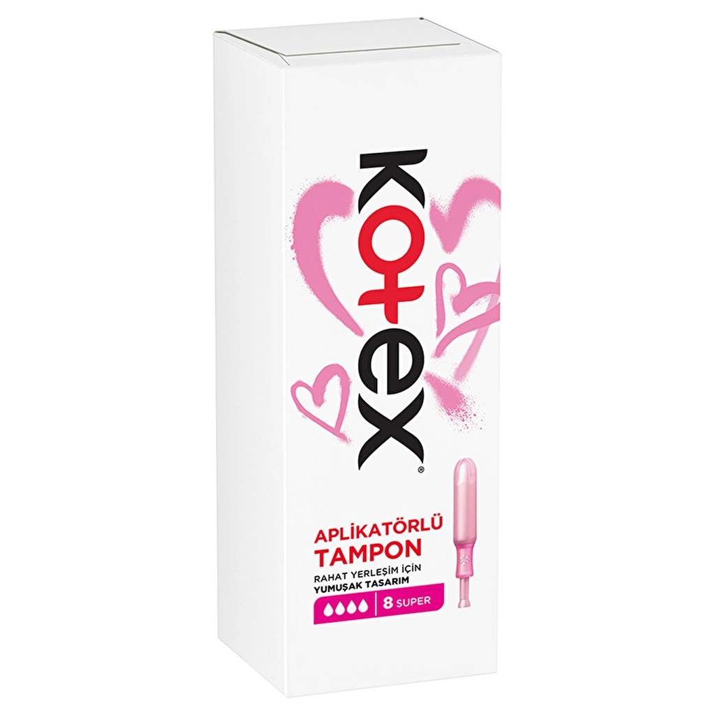 Kotex Applicator Tampon Super 8 Pack