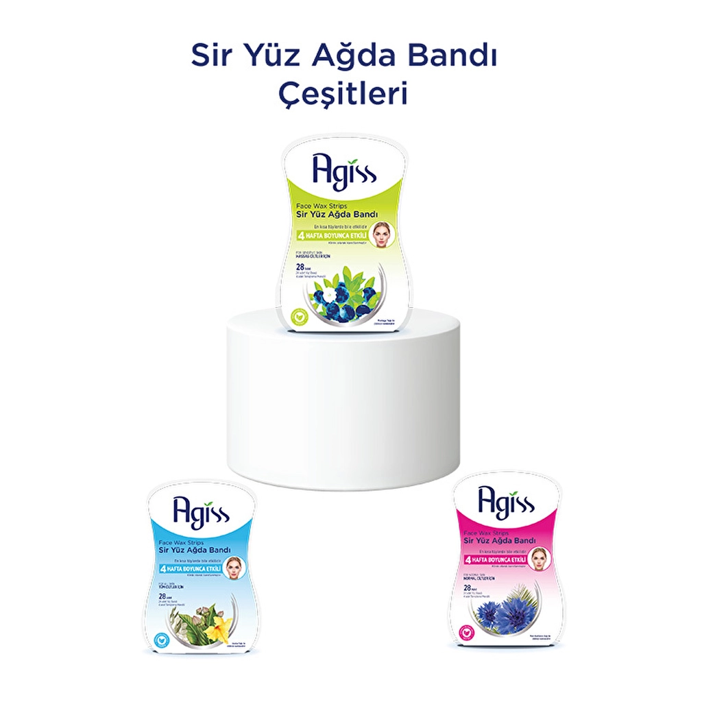 Agiss Sirli Facial Wax Strips - Sensitive Skin with Moringa Oil