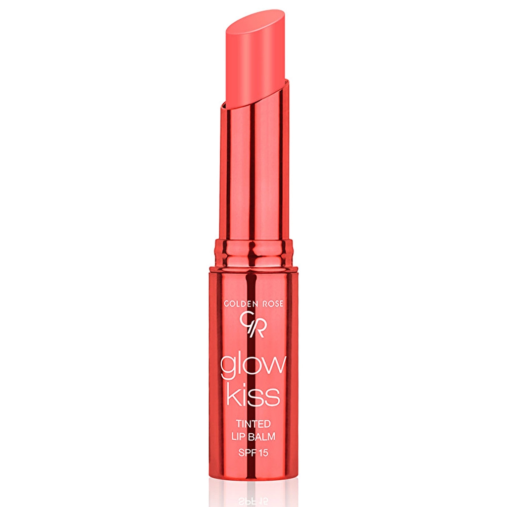 Golden Rose Glow Kiss Tinted Lip Balm Lipstick 04 peach Shake