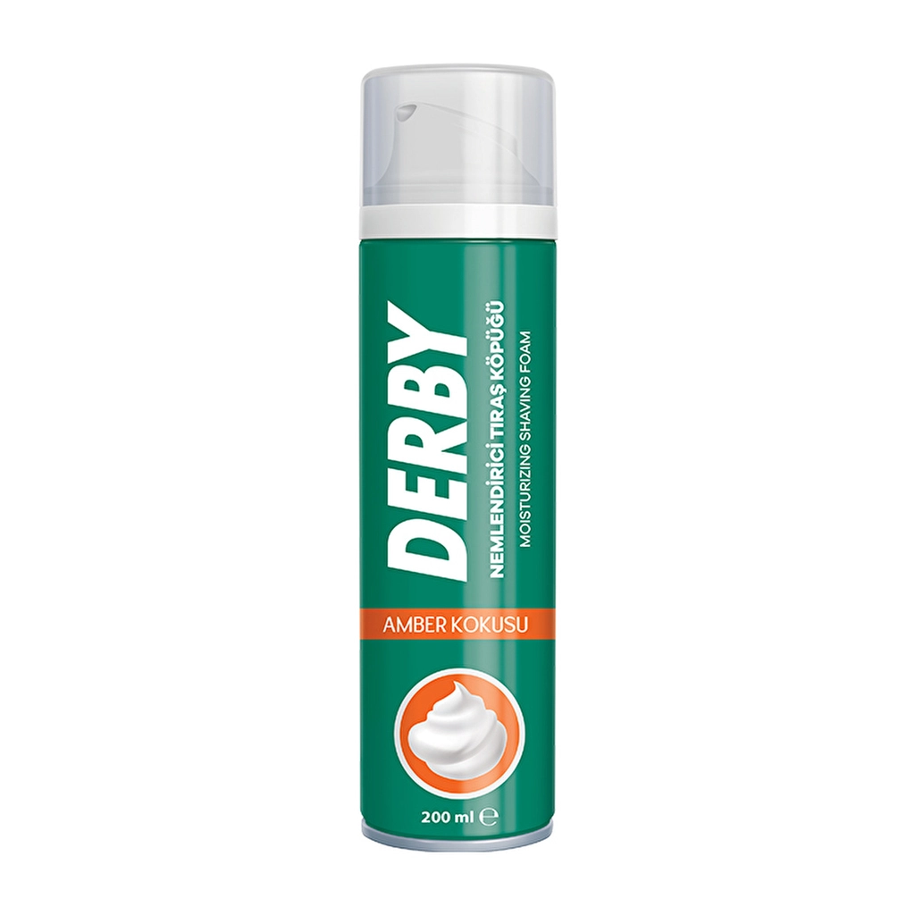 Derby Moisturizing Shaving Foam - Amber Scent, 200ml
