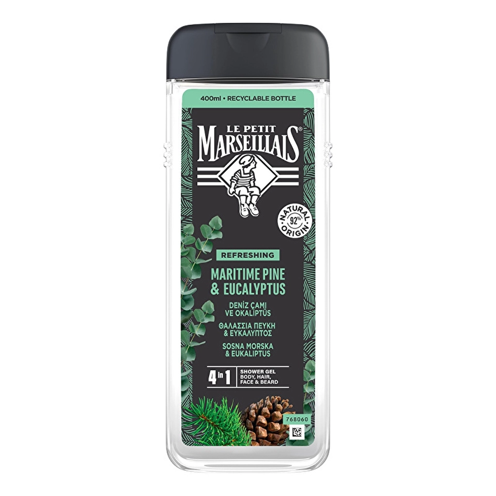 Le Petit Marseillais Shower Gel Maritime Pine & Eucalyptus 400 ml