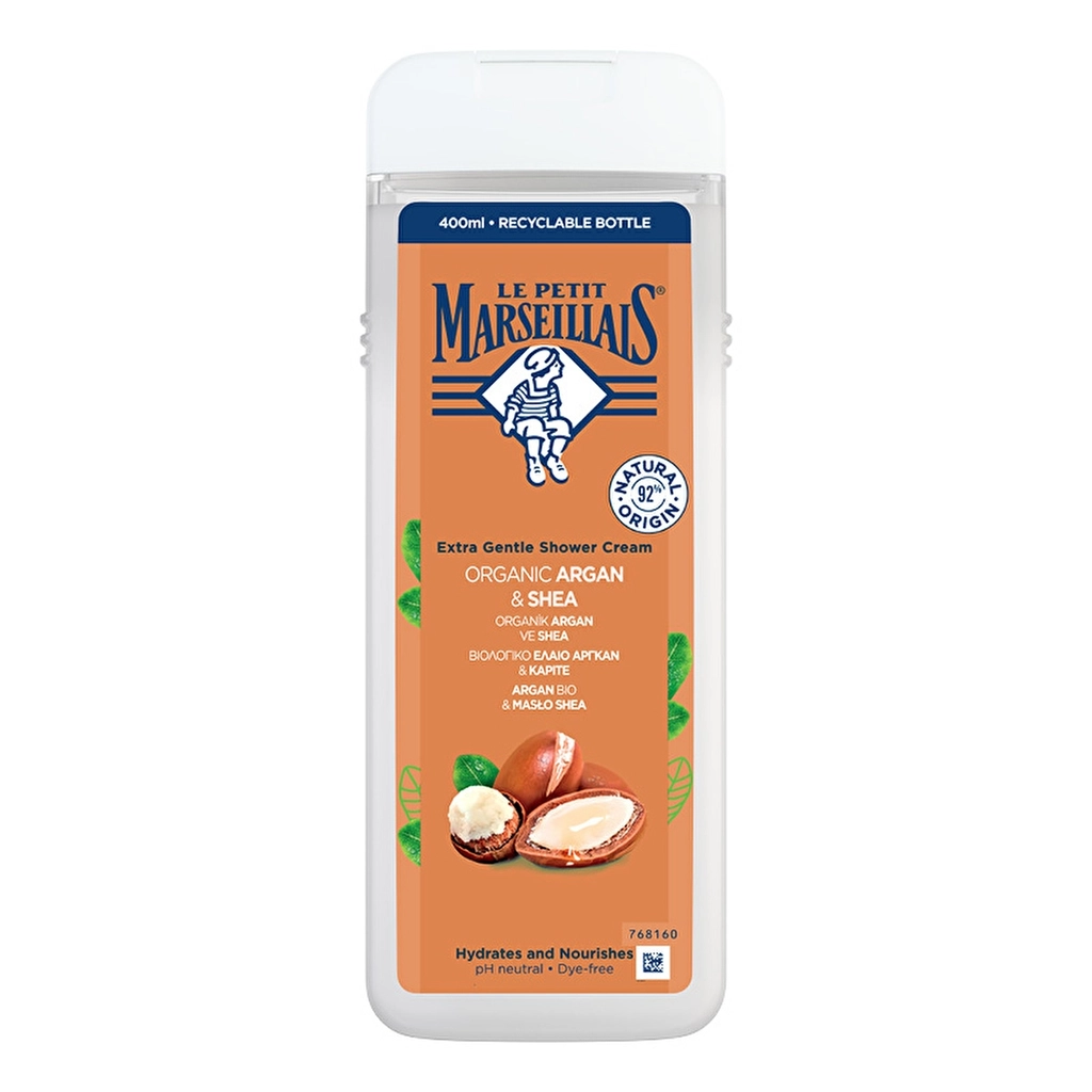 Le Petit Marseillais Shower Gel Organic Argan & Shea 400 ml
