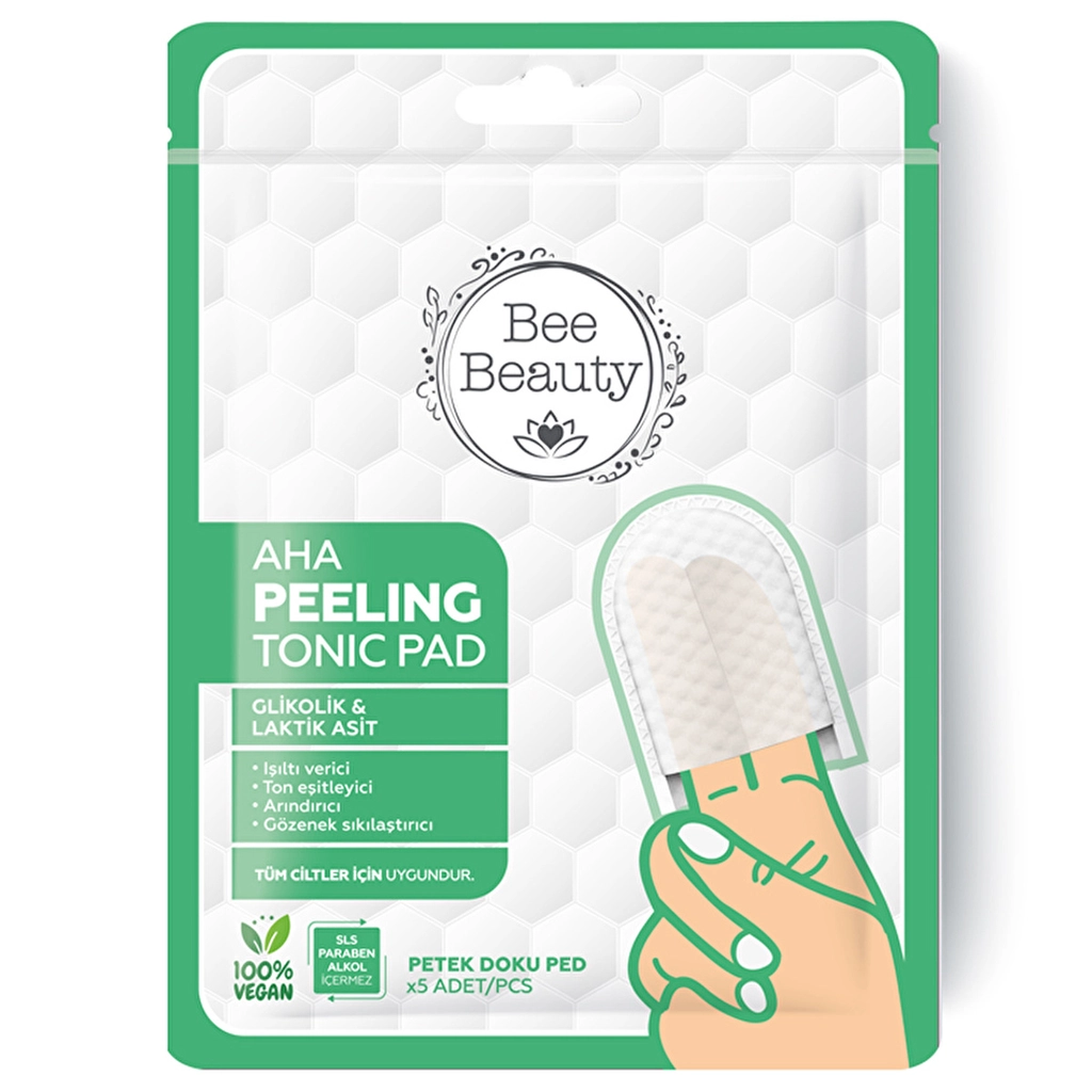 Bee Beauty AHA Peeling Tonic Pads für strahlende Hauterneuerung