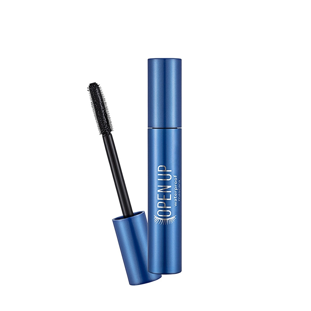 Flormar Open Up Waterproof Mascara - Intense Black, Fan-Effect