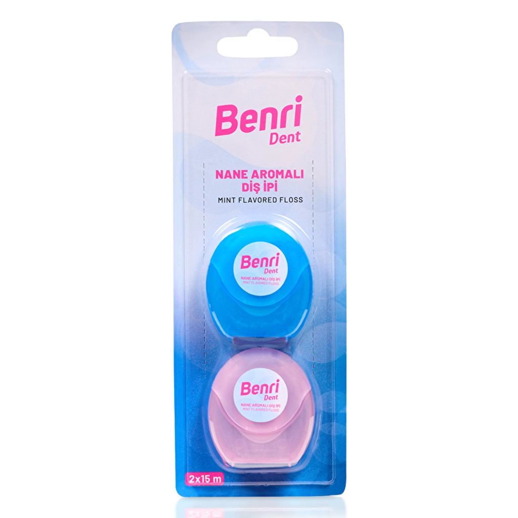 Benri Dent Dental Floss 15m - Effective Plaque Cleaning Tool