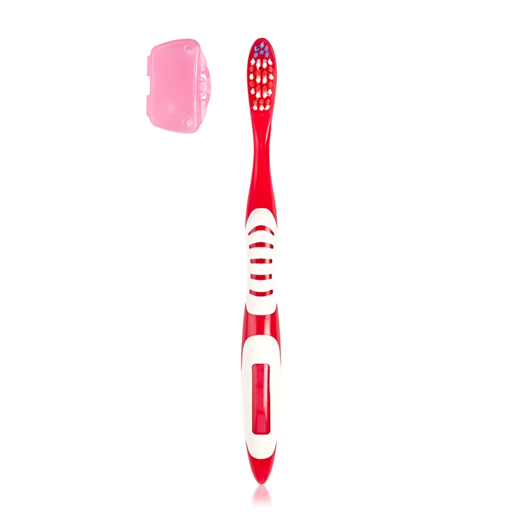 Benri Dent Medium Toothbrush - Soft Bristles &amp; Non-Slip Handle