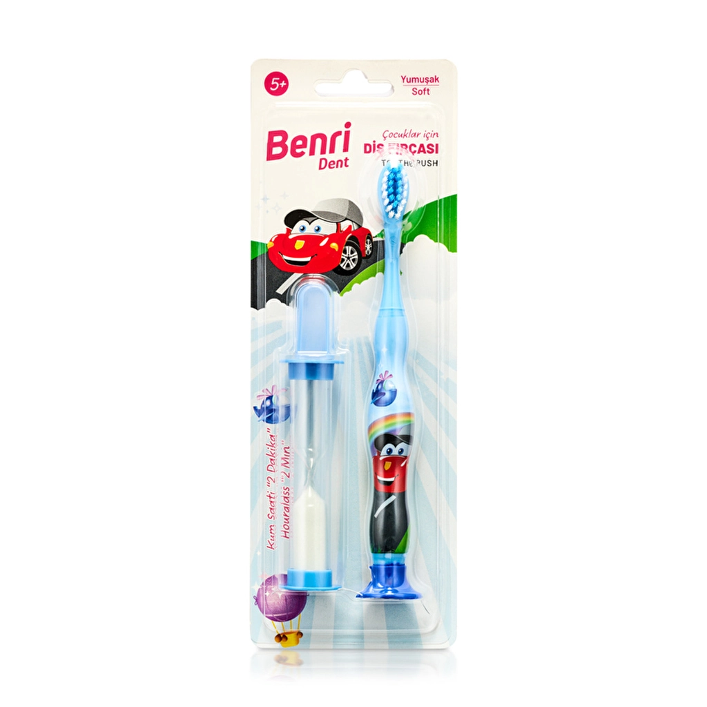 Benri Dent Blue Hourglass Children's Toothbrush (Soft)